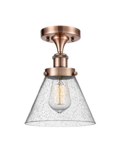 Ballston Urban LED Semi-Flush Mount in Antique Copper (405|916-1C-AC-G44-LED)