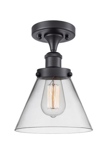 Ballston Urban LED Semi-Flush Mount in Matte Black (405|916-1C-BK-G42-LED)
