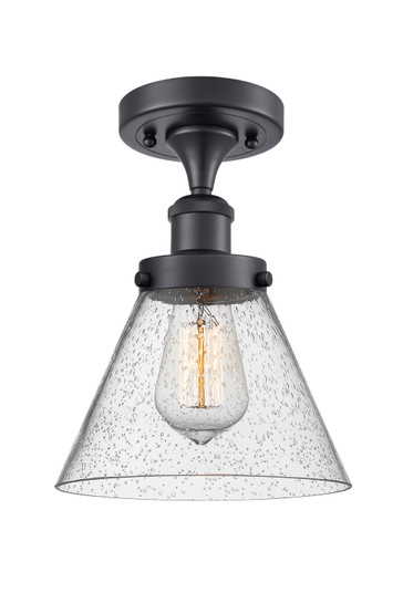 Ballston Urban LED Semi-Flush Mount in Matte Black (405|916-1C-BK-G44-LED)