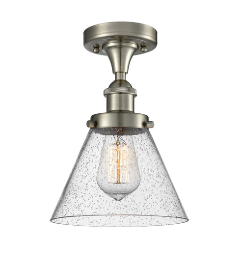 Ballston Urban One Light Semi-Flush Mount in Brushed Satin Nickel (405|916-1C-SN-G44)
