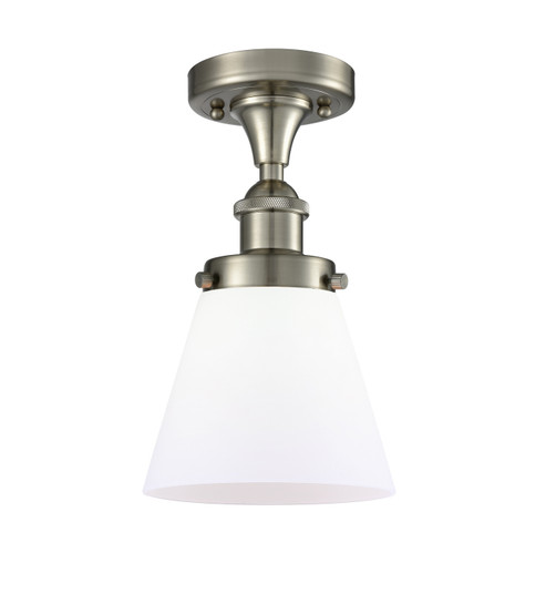 Ballston Urban One Light Semi-Flush Mount in Brushed Satin Nickel (405|916-1C-SN-G61)