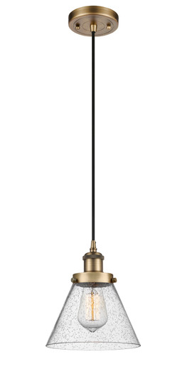 Ballston Urban One Light Mini Pendant in Brushed Brass (405|916-1P-BB-G44)