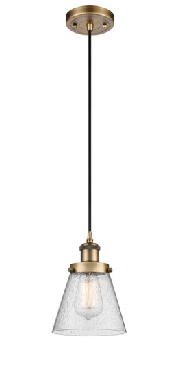 Ballston Urban One Light Mini Pendant in Brushed Brass (405|916-1P-BB-G64)