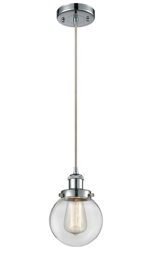 Ballston Urban LED Mini Pendant in Polished Chrome (405|916-1P-PC-G202-6-LED)