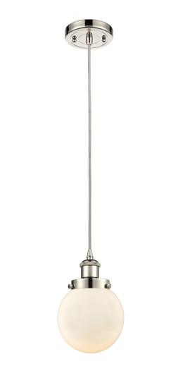 Ballston Urban LED Mini Pendant in Polished Nickel (405|916-1P-PN-G201-6-LED)