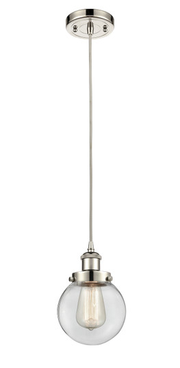 Ballston Urban One Light Mini Pendant in Polished Nickel (405|916-1P-PN-G202-6)