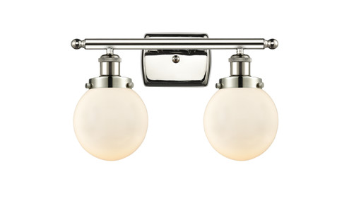 Ballston Urban LED Bath Vanity in Polished Nickel (405|916-2W-PN-G201-6-LED)