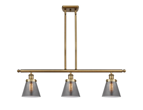 Ballston Urban LED Island Pendant in Brushed Brass (405|916-3I-BB-G63-LED)