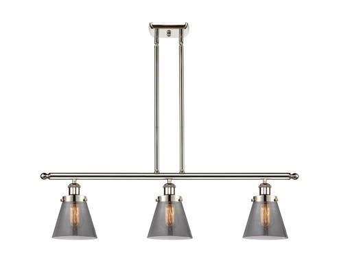 Ballston Urban Three Light Island Pendant in Polished Nickel (405|916-3I-PN-G63)