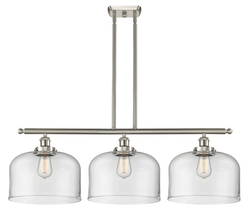 Ballston Urban Three Light Island Pendant in Brushed Satin Nickel (405|916-3I-SN-G72-L)