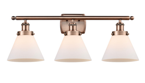 Ballston Urban Three Light Bath Vanity in Antique Copper (405|916-3W-AC-G41)