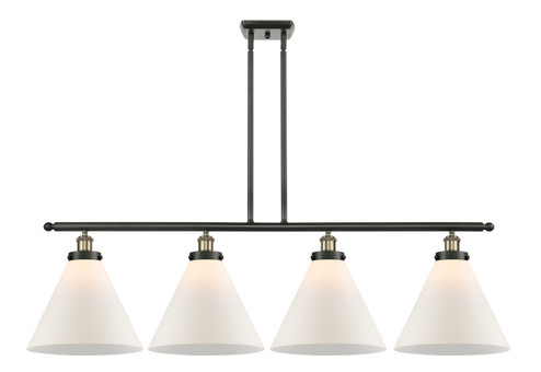 Ballston Urban Four Light Island Pendant in Black Antique Brass (405|916-4I-BAB-G41-L)