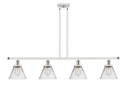 Ballston Urban LED Island Pendant in White Polished Chrome (405|916-4I-WPC-G42-LED)
