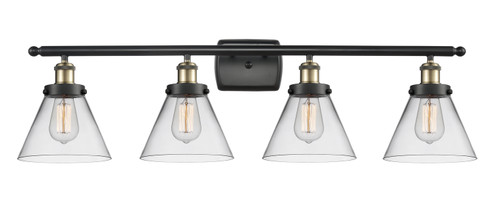 Ballston Urban Four Light Bath Vanity in Black Antique Brass (405|916-4W-BAB-G42)