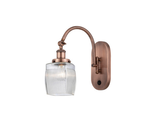 Franklin Restoration One Light Wall Sconce in Antique Copper (405|918-1W-AC-G302)