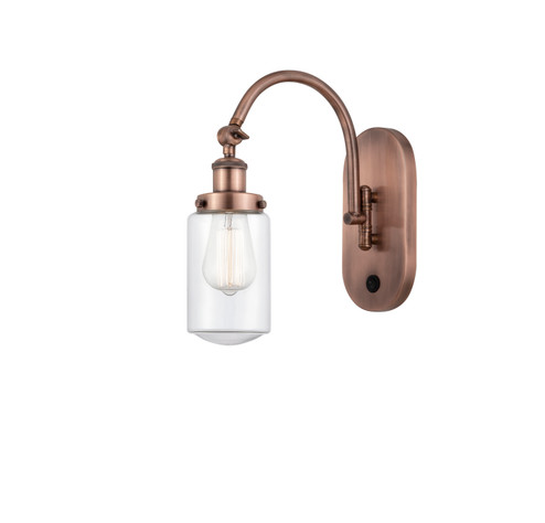 Franklin Restoration LED Wall Sconce in Antique Copper (405|918-1W-AC-G312-LED)