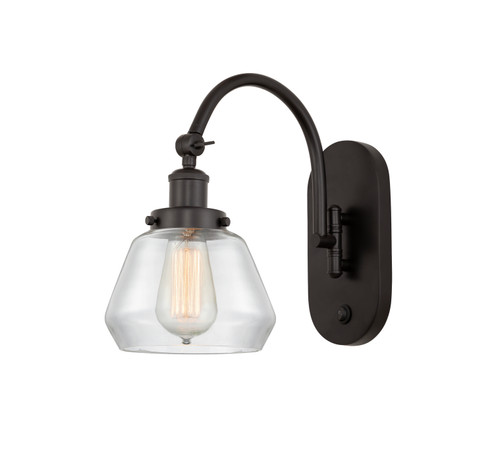 Franklin Restoration One Light Wall Sconce in Oil Rubbed Bronze (405|918-1W-OB-G172)