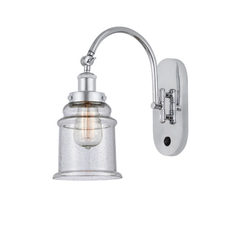 Franklin Restoration One Light Wall Sconce in Polished Chrome (405|918-1W-PC-G184)
