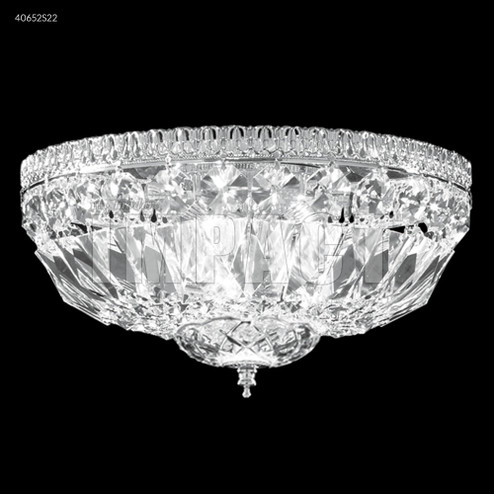 Flush Mount Three Light Flush Mount in Silver (64|40652S22)