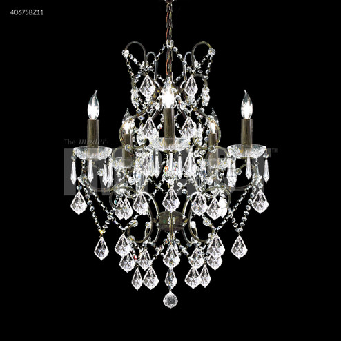 Charleston Five Light Chandelier in Bronze (64|40675BZ11)