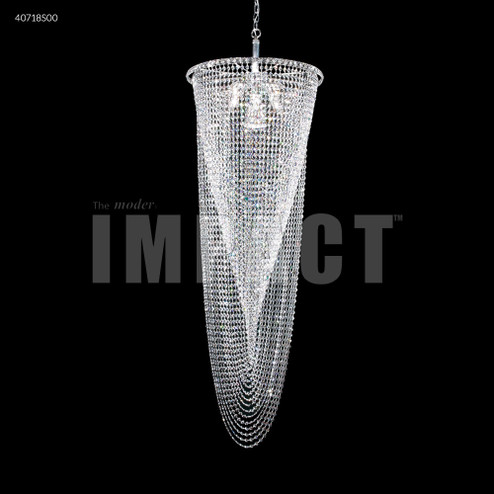 Contemporary Nine Light Chandelier in Silver (64|40718S00)