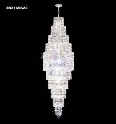 Prestige 58 Light Chandelier in Silver (64|92169S22)