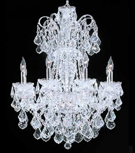 Maria Elena Eight Light Chandelier in Silver (64|93908S22)