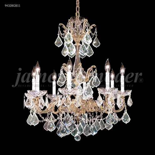 Madrid Cast Brass Eight Light Chandelier in Bronze (64|94328BZ11)