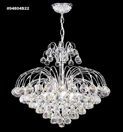 Jacqueline Seven Light Chandelier in Silver (64|94804S22)