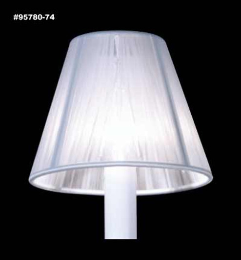 Shades & Accessories Clip-on String Shade in White (64|95780-74)