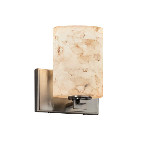 Alabaster Rocks One Light Wall Sconce in Brushed Nickel (102|ALR-8441-10-NCKL)