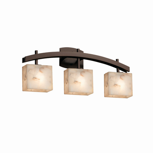 Alabaster Rocks Three Light Bath Bar in Polished Chrome (102|ALR-8593-55-CROM)