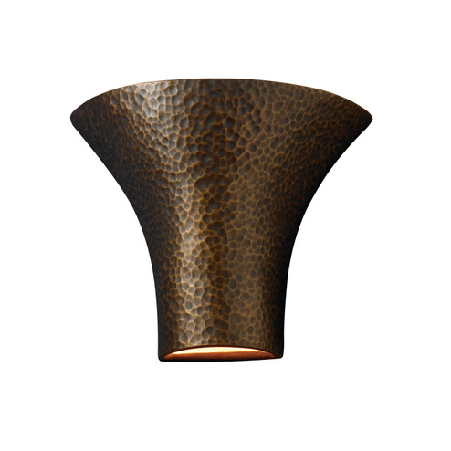 Ambiance LED Wall Sconce in Carbon Matte Black with Champagne Gold internal (102|CER-8811W-CBGD)