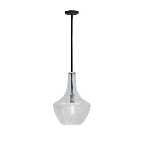 Fusion One Light Pendant in Matte Black (102|FSN-4170-SEED-MBLK)