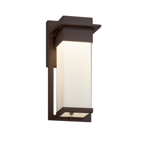 Fusion LED Outdoor Wall Sconce in Dark Bronze (102|FSN-7541W-OPAL-DBRZ)
