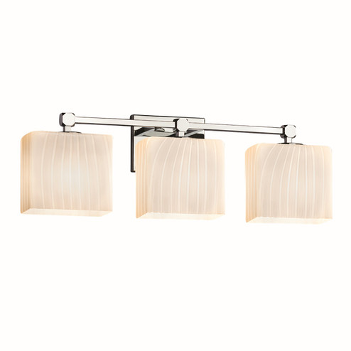 Fusion Three Light Bath Bar in Polished Chrome (102|FSN-8423-55-RBON-CROM)