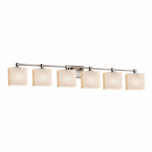 Fusion Six Light Bath Bar in Brushed Nickel (102|FSN-8426-55-OPAL-NCKL) Fusion Six Light Bath Bar in Brushed Nickel (102|FSN-8426-55-OPAL-NCKL)