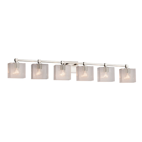 Fusion LED Bath Bar in Brushed Nickel (102|FSN-8426-55-SEED-NCKL-LED6-4200)