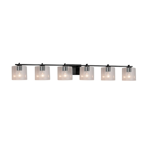 Fusion Six Light Bath Bar in Matte Black (102|FSN-8446-30-SEED-MBLK)