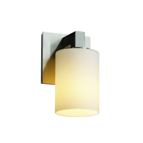 Fusion One Light Wall Sconce in Matte Black (102|FSN-8921-10-OPAL-MBLK)