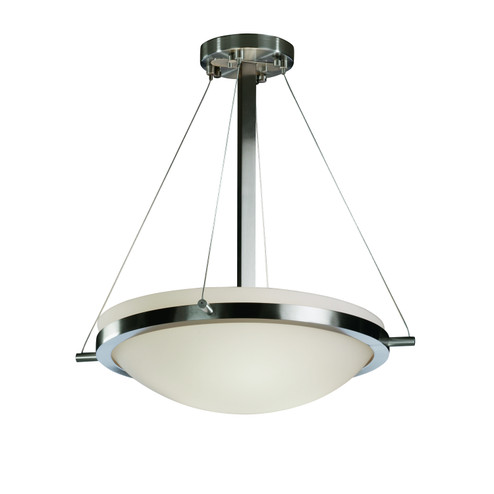 Fusion Three Light Pendant in Matte Black (102|FSN-9691-35-OPAL-MBLK)