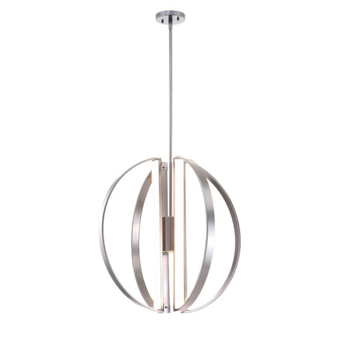 Liv LED Chandelier in Brushed Nickel (102|NSH-4302-NCKL)