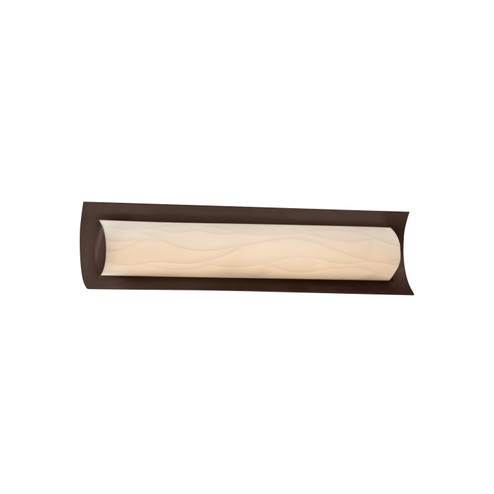 Porcelina LED Linear Bath Bar in Dark Bronze (102|PNA-8631-WAVE-DBRZ)