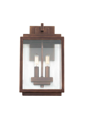 Chester Outdoor Two Light Wall Bracket in Copper Patina (33|403821CP)