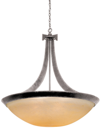 Copenhagen Six Light Pendant in Country Iron (33|4348CI/ANTQ)