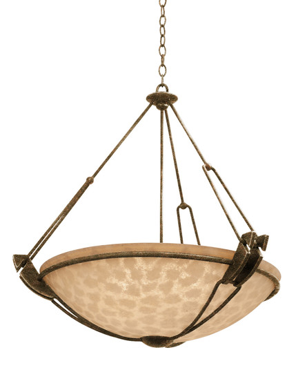 Grande Three Light Pendant in Antique Copper (33|4845AC/ECRU)