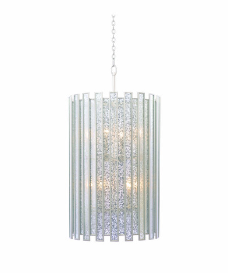 Palisade Eight Light Foyer Pendant in Tarnished Silver (33|505052TS)