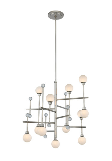 Mercer LED Chandelier in Polished Nickel (33|508670PN)