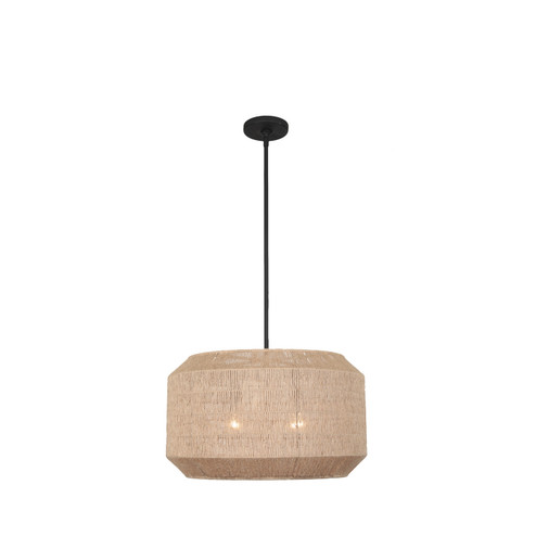 Cebu Four Light Pendant in Matte Black (33|515455MB)