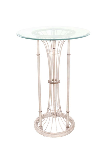 Bal Harbour Pub Table in Pearl Silver (33|800103PS)